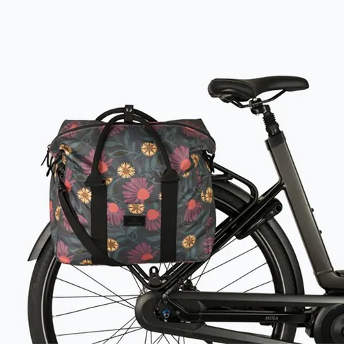 Torba rowerowa na bagażnik FastRider Nyla Shopper Single Bike Bag Trend Click'nGo 20 l lola flower