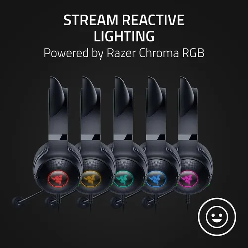 Проводные наушники с микрофоном Razer Kraken Kitty V2 Black