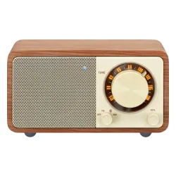 Radioodbiornik Sangean GENUINE MINI WR-7 Radio FM Bluetooth Orzech