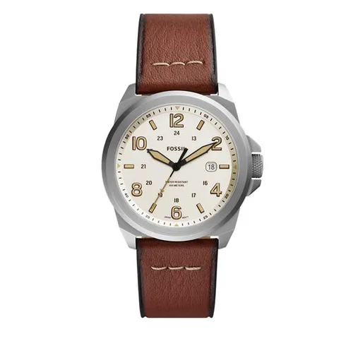 Fossil Bronson Üç Fs5919 Kahverengi / Gümüş Saat