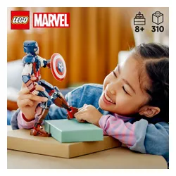 LEGO Super Heroes 76258 Figurka Kapitana Ameryki do zbudowania