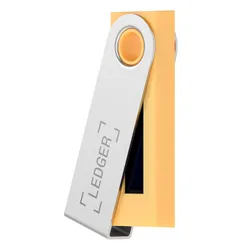 Portfel sprzętowy dla kryptowalut Ledger Nano S Saffron Yellow