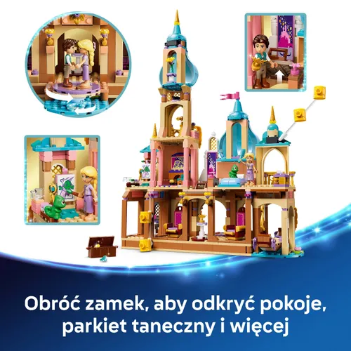 LEGO 43297 Disney: Замок Рапунцель, набор кубиков 6+