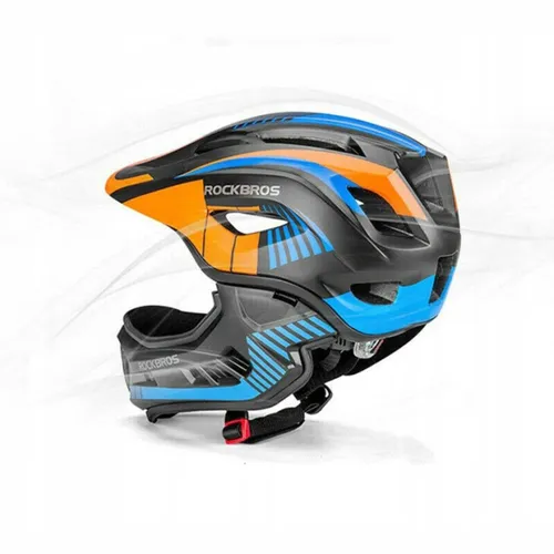 Kask rowerowy dziecięcy, Szczękowy, na rower, hulajnogę, ROCKBROS, M