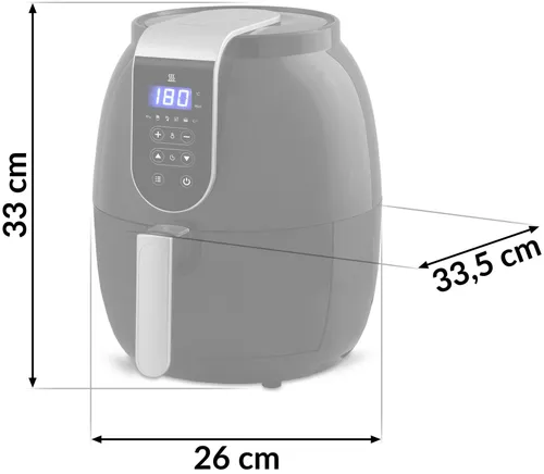 Air Fryer Frytkownica beztłuszczowa BERDSEN BD-651 3.6l programator czasowy