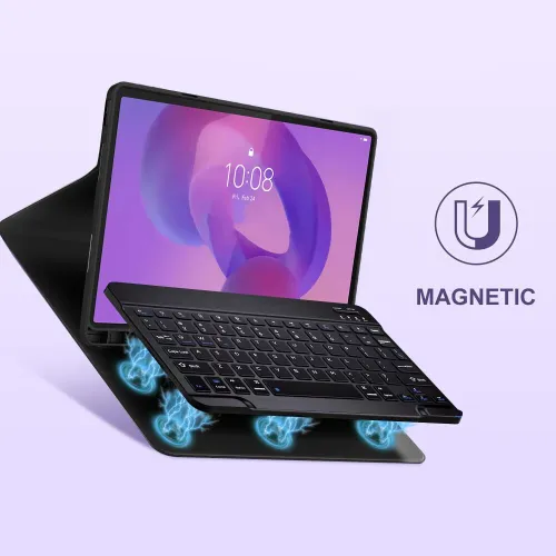 Etui z klawiaturą TECH-PROTECT SC Pen + Keyboard do Lenovo Idea Tab Pro/Pro MT 12.7 TB-373 Czarny