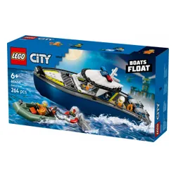 LEGO Klocki City 60456 Pościg łodzią policyjną