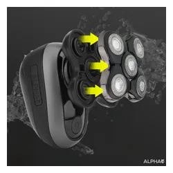 Golarka ALPHA Trx-Pro Na mokro i sucho