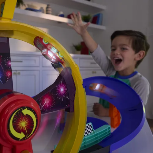 Tor MATTEL Disney Pixar Cars Auta Odjazdowe Świętowanie Zestaw JMT57