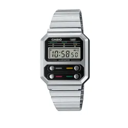 Casio Vintage A100we-1aef Silver Saati