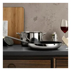 EVA TRIO Stainless Steel 30 cm - patelnia ceramiczna nieprzywierająca