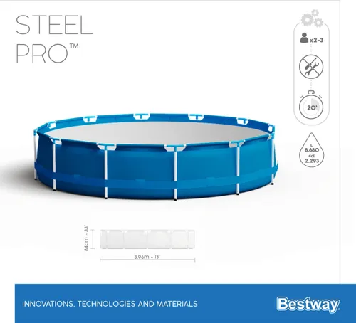 Bestway Basen stelażowy Steel Pro 396cm (5612E)