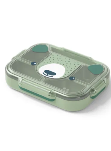 Dzielony lunchbox Monbento MB WONDER 950 ml - green bear