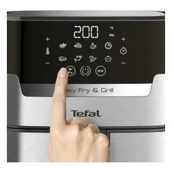 Air Fryer Frytkownica beztłuszczowa TEFAL Easy Fry&Grill Deluxe EY505D15 4.2l z rusztem do grilla