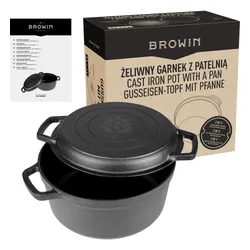 Garnek z patelnią BROWIN 330528