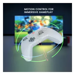 Pad GameSir HRG7106 T4 Cyclone do PC Nintendo Switch iOS Android Bezprzewodowy/Przewodowy Biały