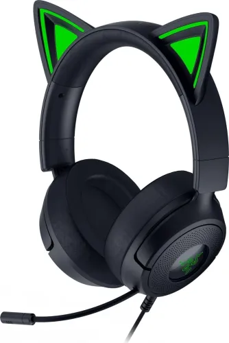 Słuchawki przewodowe z mikrofonem Razer Kraken Kitty V3 X Nauszne Czarny