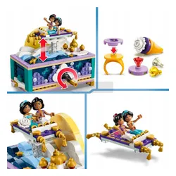 LEGO Disney 43295 Szkatułka na biżuterię Dżasminy, zestaw klocków 6+