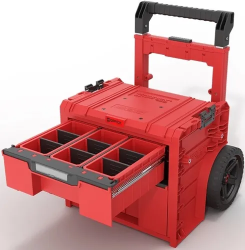 Skrzynka narzędziowa QBRICK System PRO Cart 2.0 Plus Drawer 2 Red Ultra HD Custom
