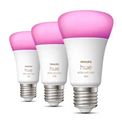 Żarówka LED Philips Hue White and Color Ambiance E27 800lm 3szt.