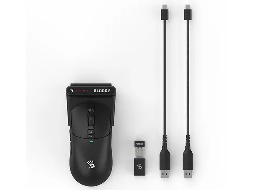Myszka gamingowa A4Tech Bloody R72 bezprzewodowa 26000 dpi optyczna czarna