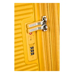 American Tourister Soundbox orta bavul-golden yellow