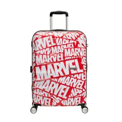 Walizka średnia American Tourister Wavebreaker Marvel - Marvel logo