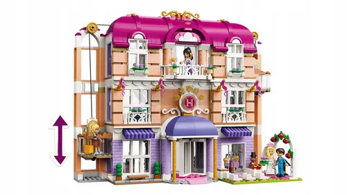LEGO Friends 42704 Grand Hotel w mieście Heartlake, zestaw klocków 9+