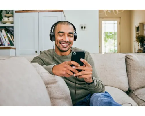 Słuchawki przewodowe JVC HA-S33UCBU Nauszne Czarny