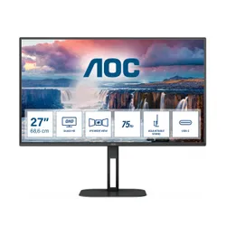 Monitor AOC Q27V5C/BK 27" 2K IPS 75Hz 1ms