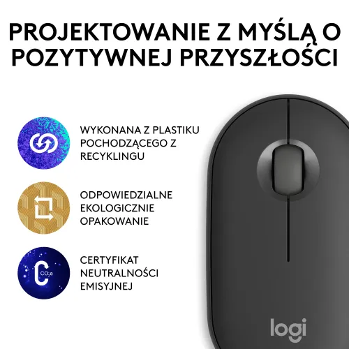 Myszka Logitech Pebble 2 Grafitowy