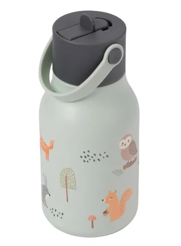 Butelka dziecięca na wodę Lund London Little Childrens Water Bottle 400 ml - woodland