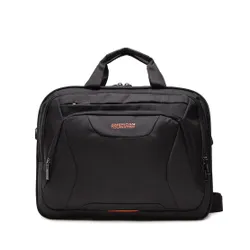 American Tourister la locul de muncă Laptop Bag 88532-1070-1cnu negru / portocaliu