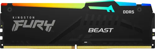 Pamięć RAM Kingston FURY Beast RGB DDR5 32GB 6000 CL36 EXPO Czarny