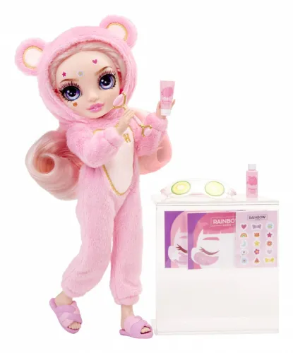 Кукла Mga Rainbow High Junior PJ Party Doll, Bella Pink