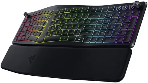 Klawiatura Razer Pro Type Ergo US bezprzewodowa 100% (full-size) podświetlana czarna