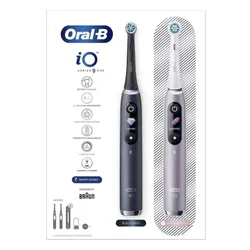 Oral - B магнитная зубная щетка iO Series 9 Duo 2 шт. Черный Оникс / Розовый Кварц