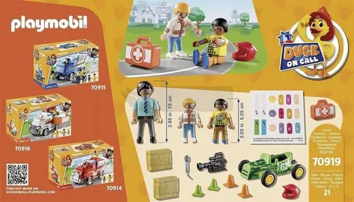 PLAYMOBIL Duck On Call 70919 Akcja ratunkowa