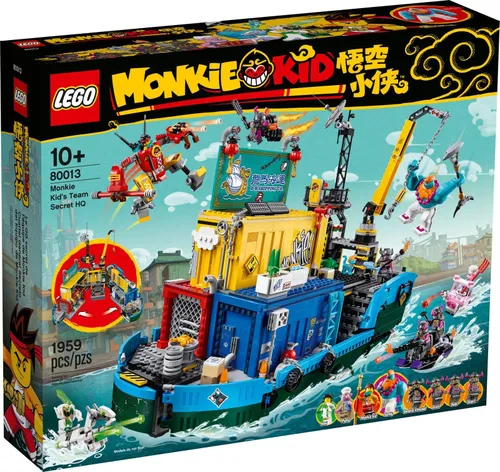 LEGO Monkie Kid Monkie takımının Gizli komutanlığı (80013)