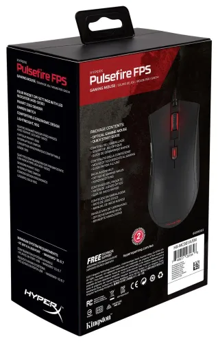 Myszka gamingowa HyperX Pulsefire FPS Czarny