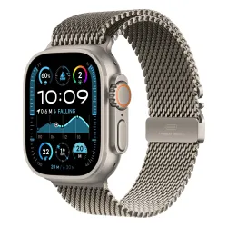 Apple Watch Ultra 2 GPS + Cellular Koperta z tytanu 49mm Bransoleta mediolańska z tytanu Rozmiar L