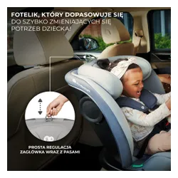 Fotelik samochodowy KINDERKRAFT I-Grow I-Size 40-150 cm (0-36 kg) Zielony