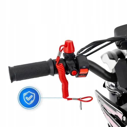 Motorek dla dzieci cross spalinowy 49CC motocykl el. start LED 35km/h motor