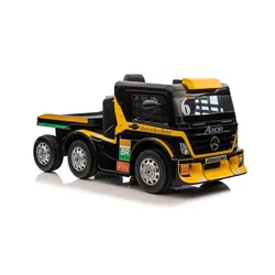 Auto Na Akumulator Ciężarówka Mercedes Z Naczepą Xmx622B LCD Mp4 Eva Skóra LED