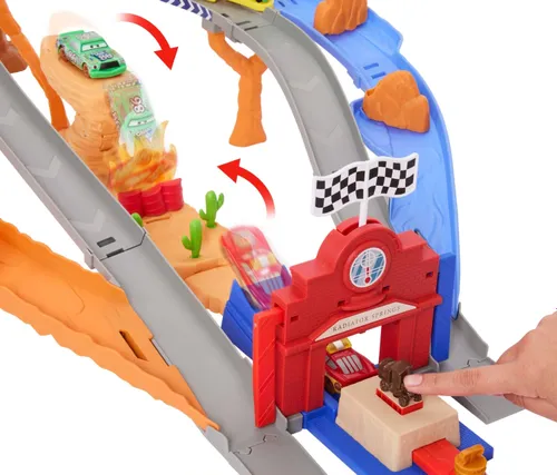 Tor MATTEL Cars Auta Droga Ratunkowa wyścig z przeszkodami Zestaw JFL57