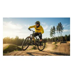 Kask XRIDER XRFH003L Czarno-żółty Full Face z odpinaną szczęką (rozmiar L)