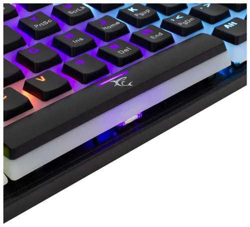 Klawiatura gamingowa White Shark Ashiko Red przewodowa mechaniczna podświetlana czarna