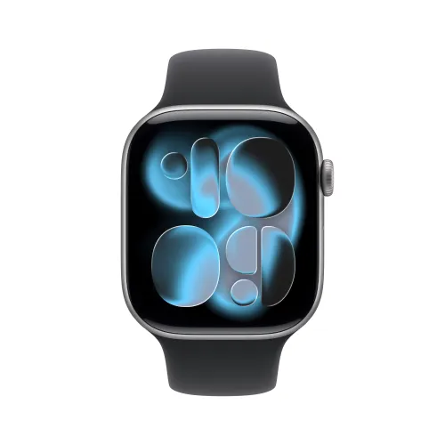Smartwatch Apple Watch Series 11 GPS 46mm z aluminium Gwiezdna szarość Pasek sportowy Czarny M/L DEMO