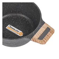 Garnek granitowy typu stone z pokrywką Konighoffer Fegato 2,2 l