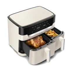 Air Fryer Frytkownica beztłuszczowa TEFAL EY942AE0 Dual Easy Fry XXL 11l z podwójnym koszem